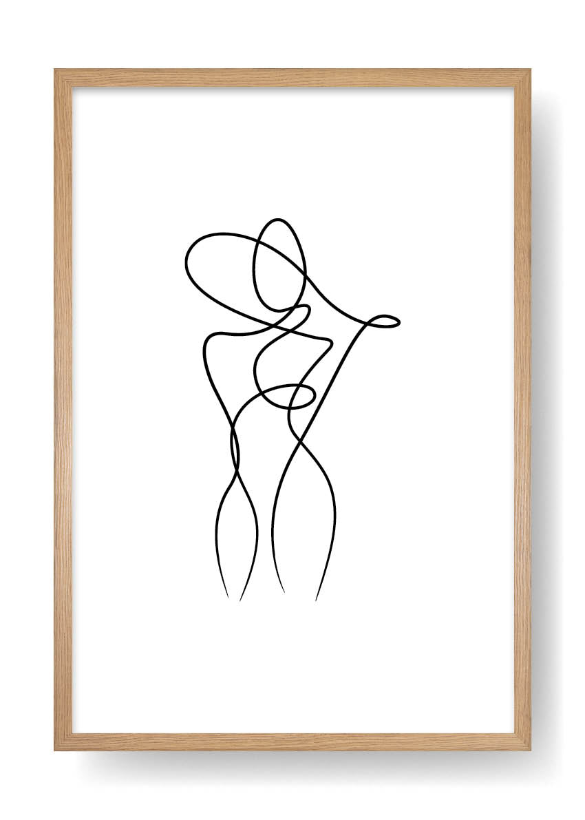 Body Abstract Line Art