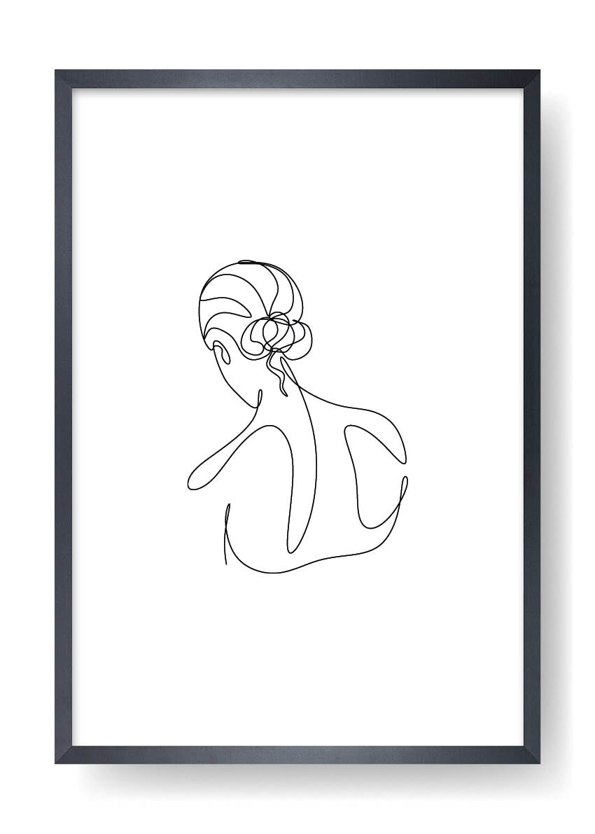 Nina Abstract Face Art Poster