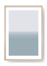 Minimal Blue Ocean Art