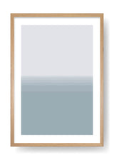 Minimal Blue Ocean Art
