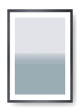 Minimal Blue Ocean Art