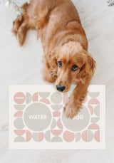 Moon Coral - Alfombrilla para perros personalizada