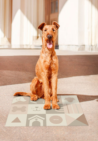 Wow Brown - Personalized Dog Mat 