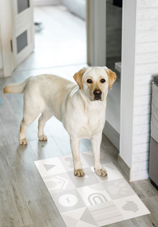 Wow White - Personalized Dog Mat 