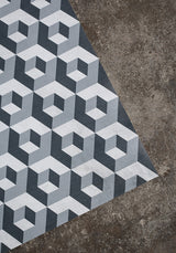 Cubic Black Alfombra - Outlet