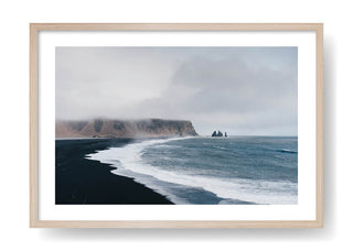 Black Beach Under The Cliffs