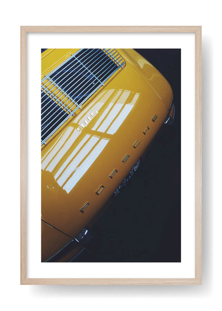 Classic Yellow Porsche