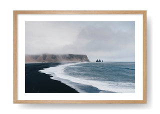 Black Beach Under The Cliffs