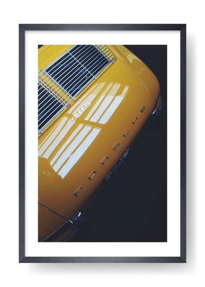 Classic Yellow Porsche