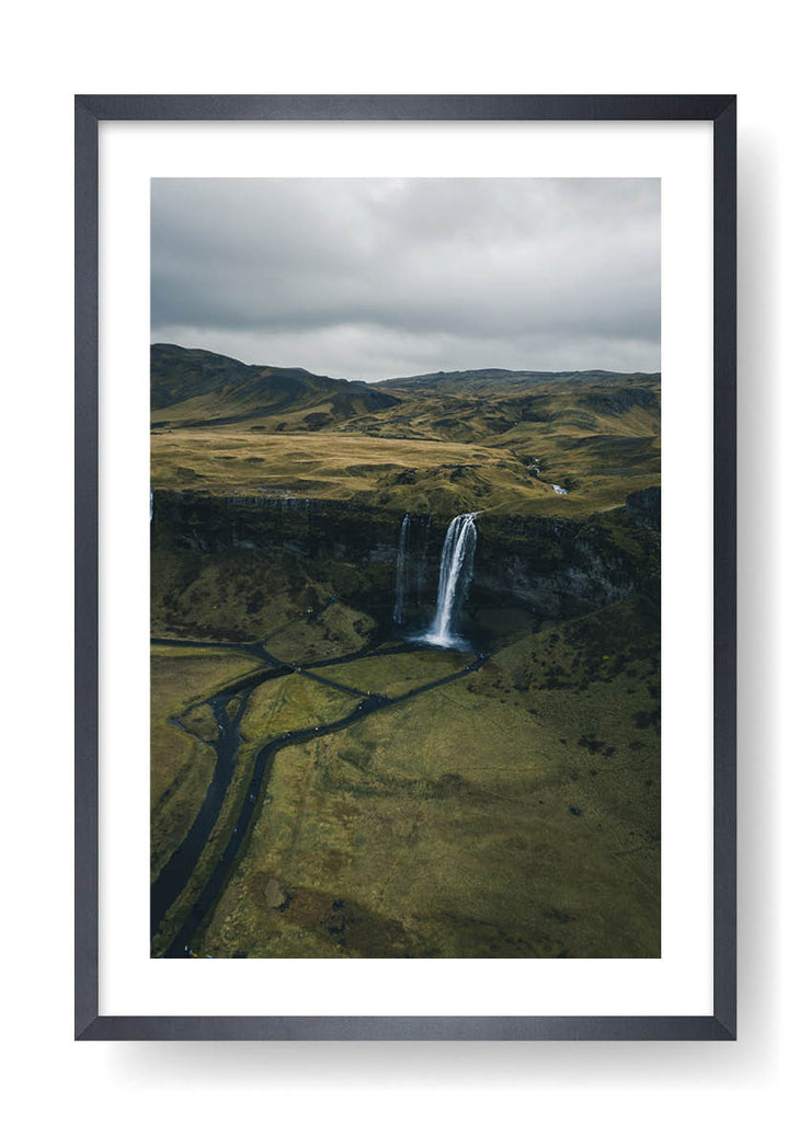 Iceland Natural Waterfall