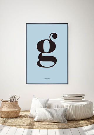 G. Design della lettera a colori