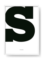S. Black Design Letter