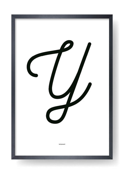 Y. Black Design Letter