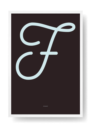 F. Design della lettera a colori