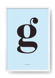 G. Colour Letter Design