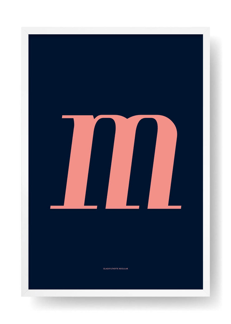 M. Colour Letter Design
