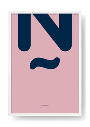 Ñ. Colour Letter Design