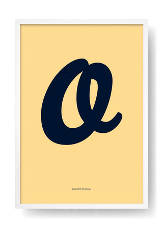 O. Design della lettera a colori