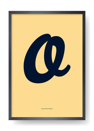 O. Design della lettera a colori
