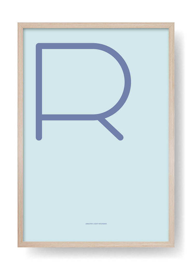 R. Colour Letter Design