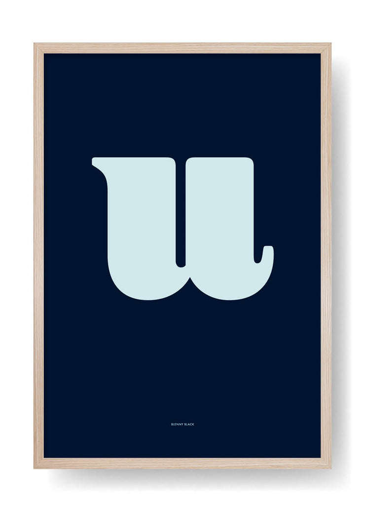 U. Colour Letter Design