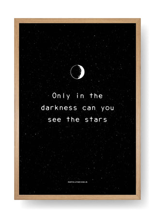 Solo nell'oscurità puoi vedere le stelle