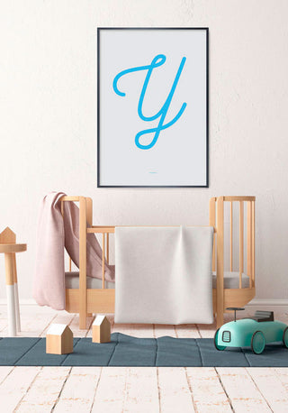 Y. Design della lettera a colori