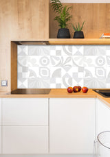 Toscana White Kitchen Vinyl